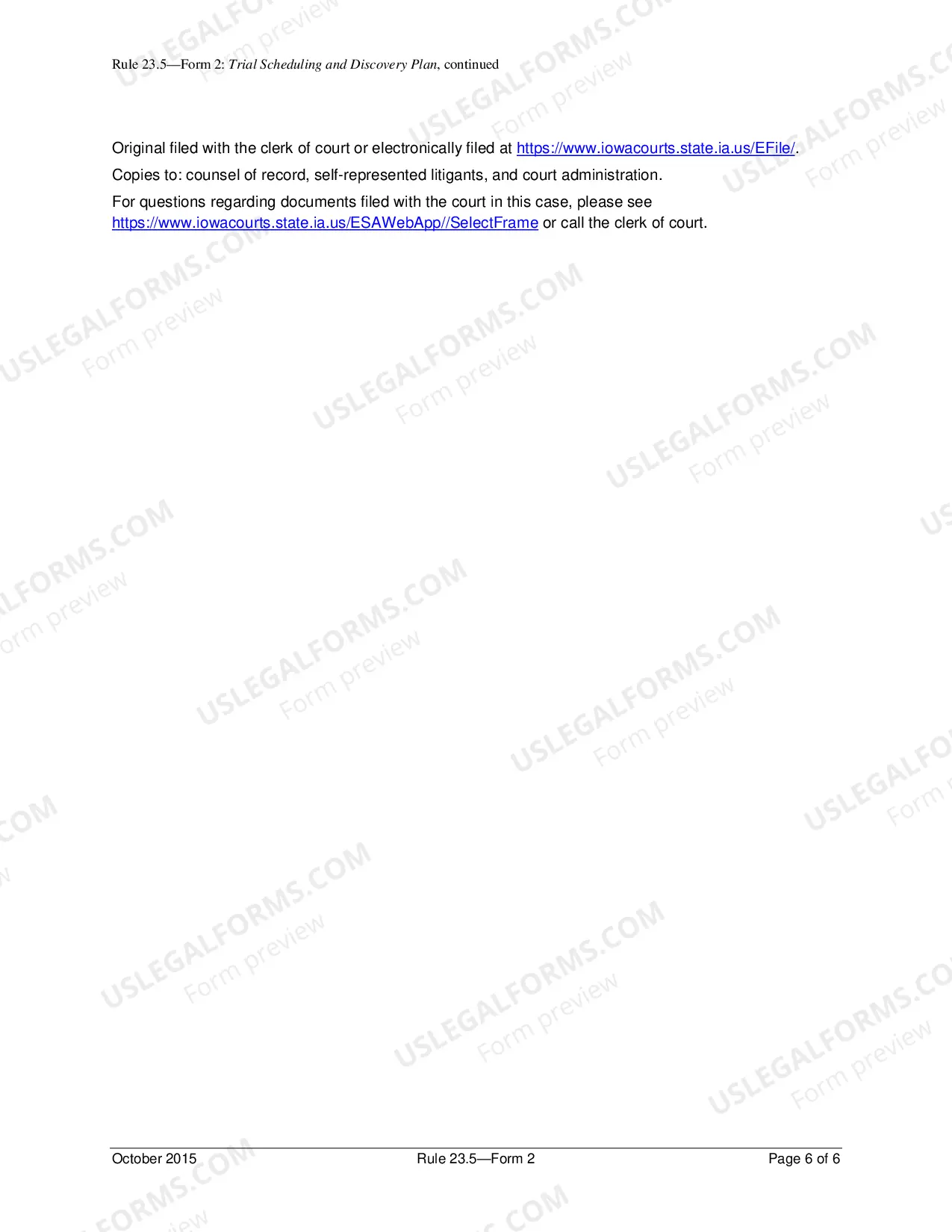Preview Trial Scheduling And Discovery Plan For Expedited Civil Action