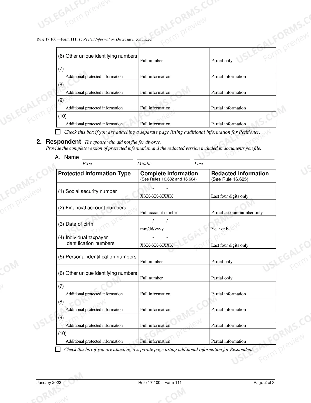 Preview Protected Information Disclosure