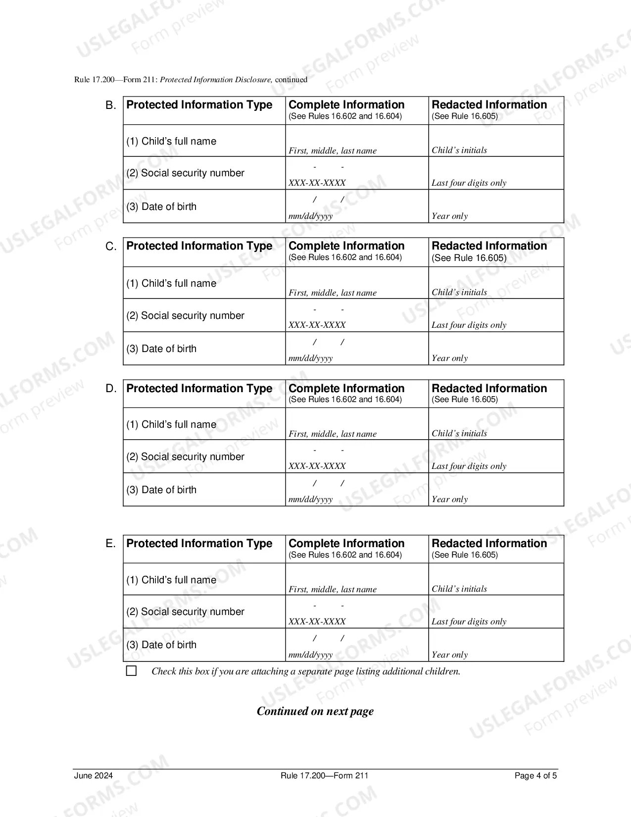 Preview Protected Information Disclosure