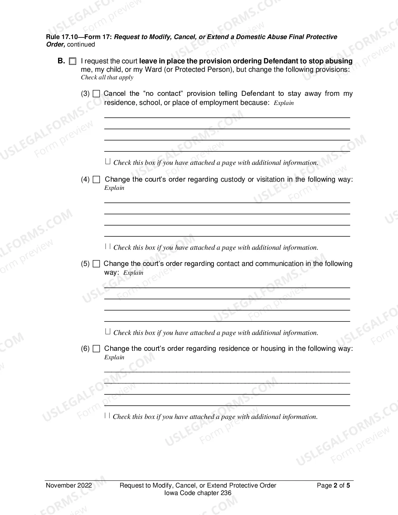 Preview Request To Cancel Or Change Chapter 236 Protective Order
