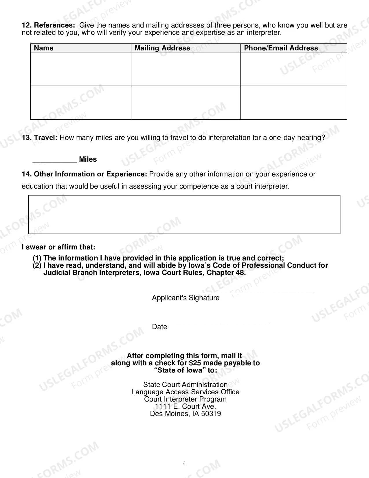Preview Application To Be A Sign Language Interpreter In Court