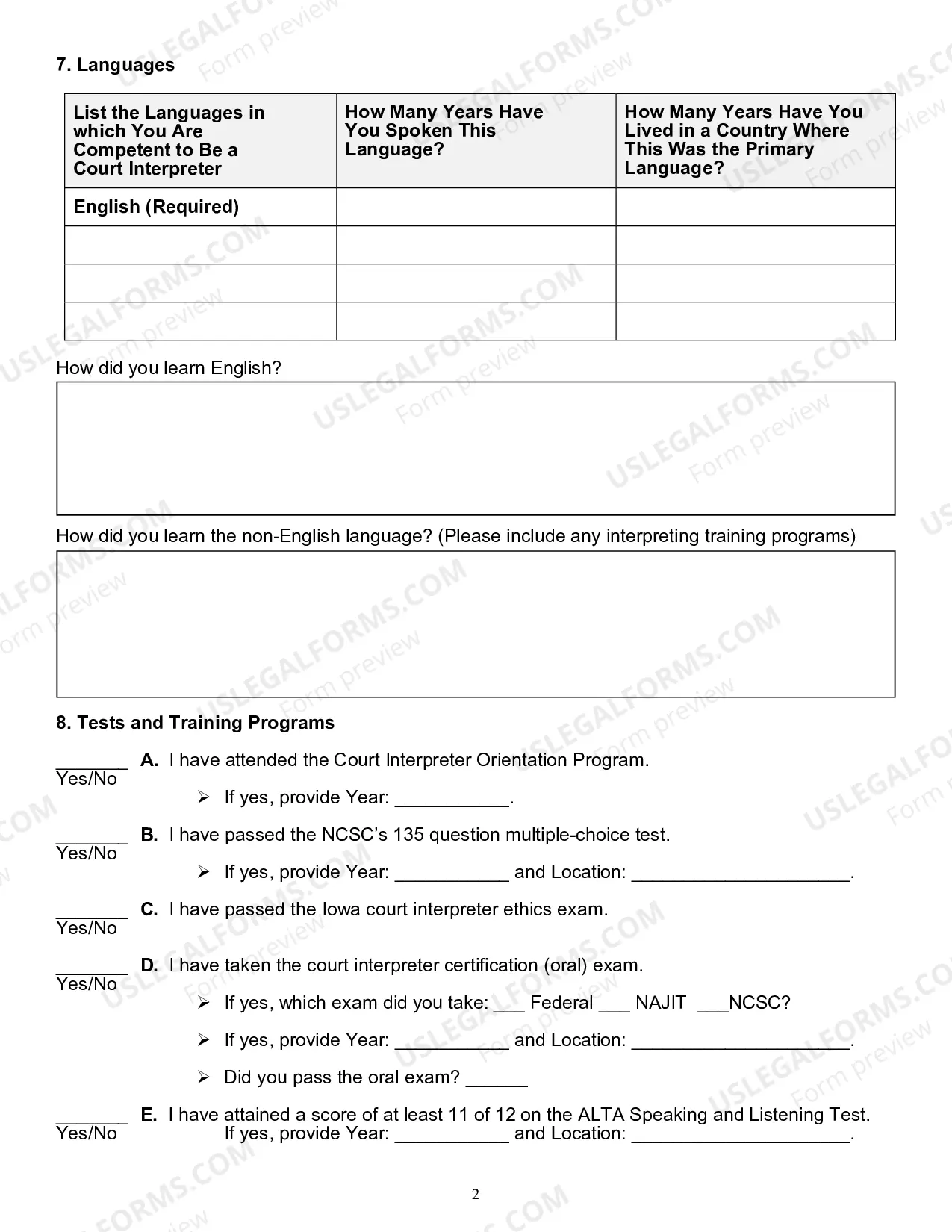 Preview Application To Be An Oral Language Interpreter