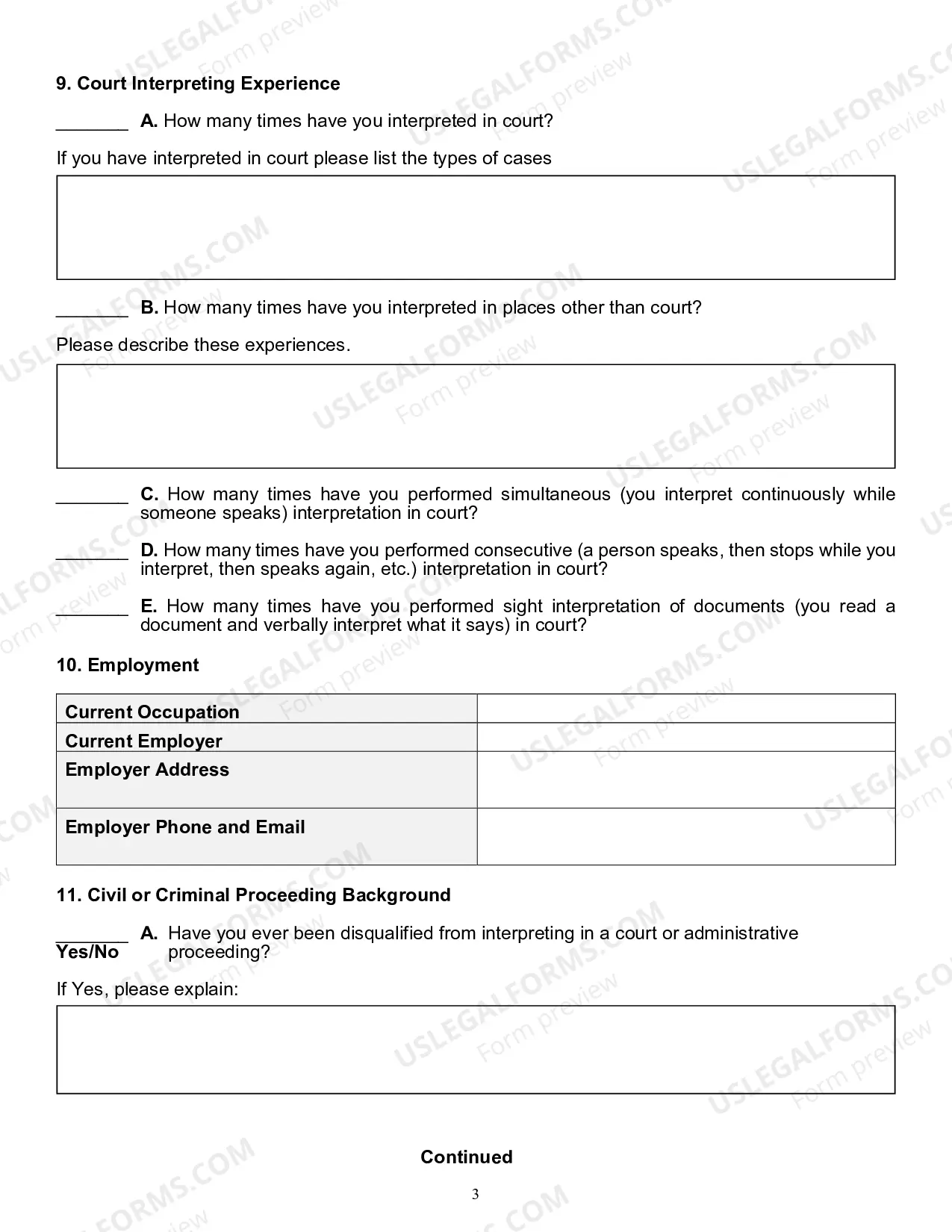 Preview Application To Be An Oral Language Interpreter