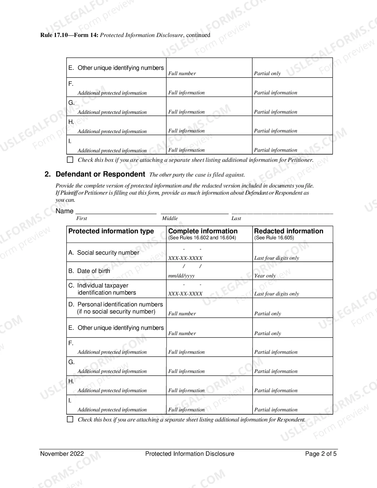 Preview Protected Information Disclosure