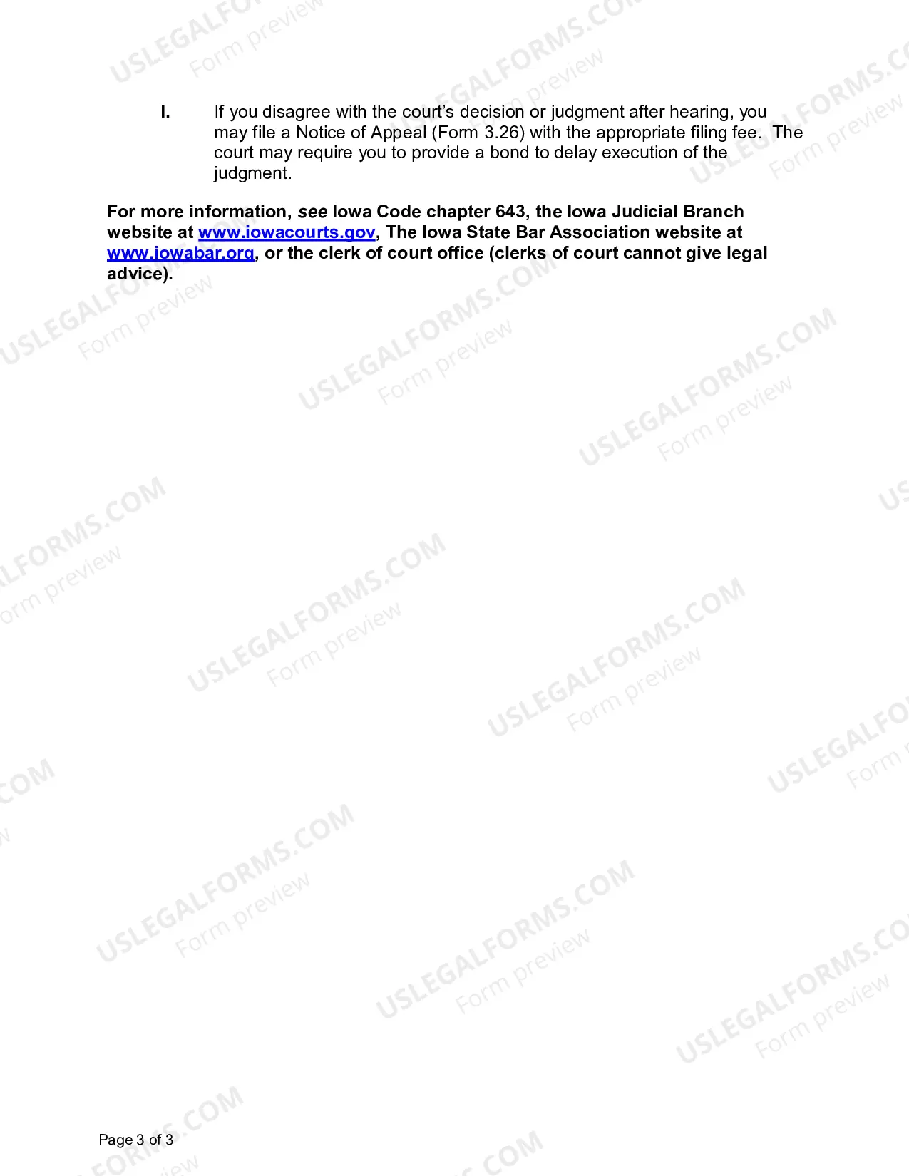 Preview Instructions for Filing a Small Claims Action for Replevin (174.08 KB)