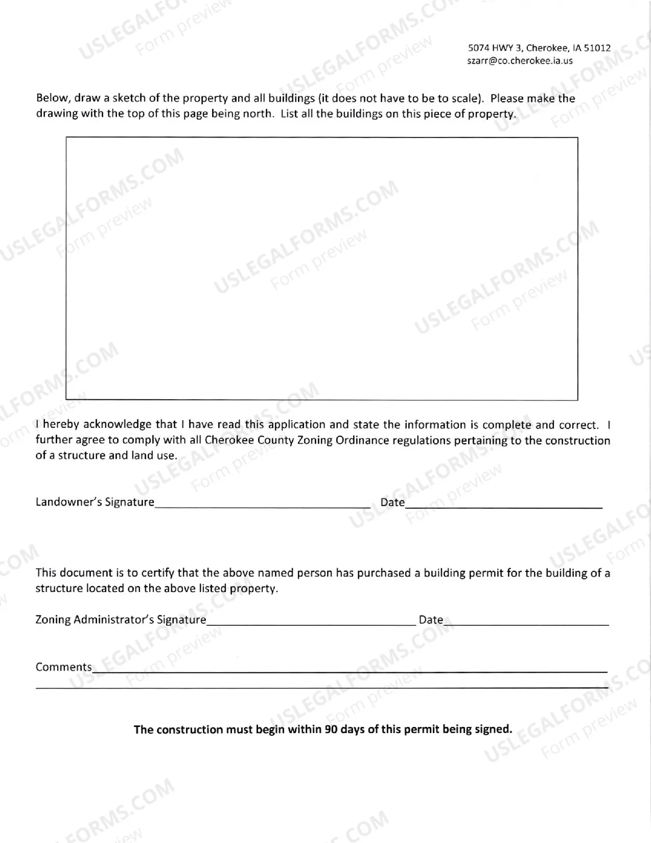 Preview Zoning Building Permit