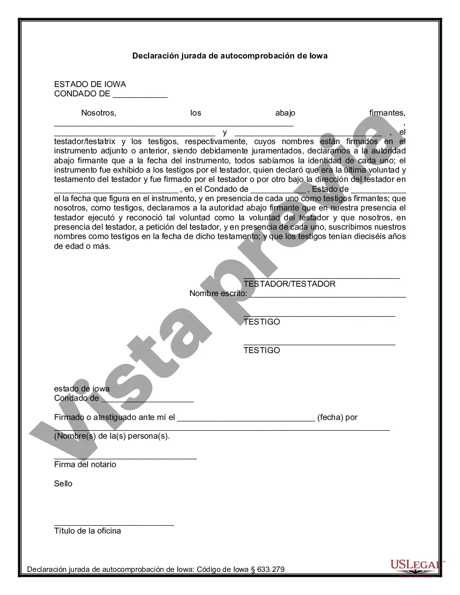 Preview Último testamento legal y formulario de testamento con todos los bienes en fideicomiso llamado testamento invertido