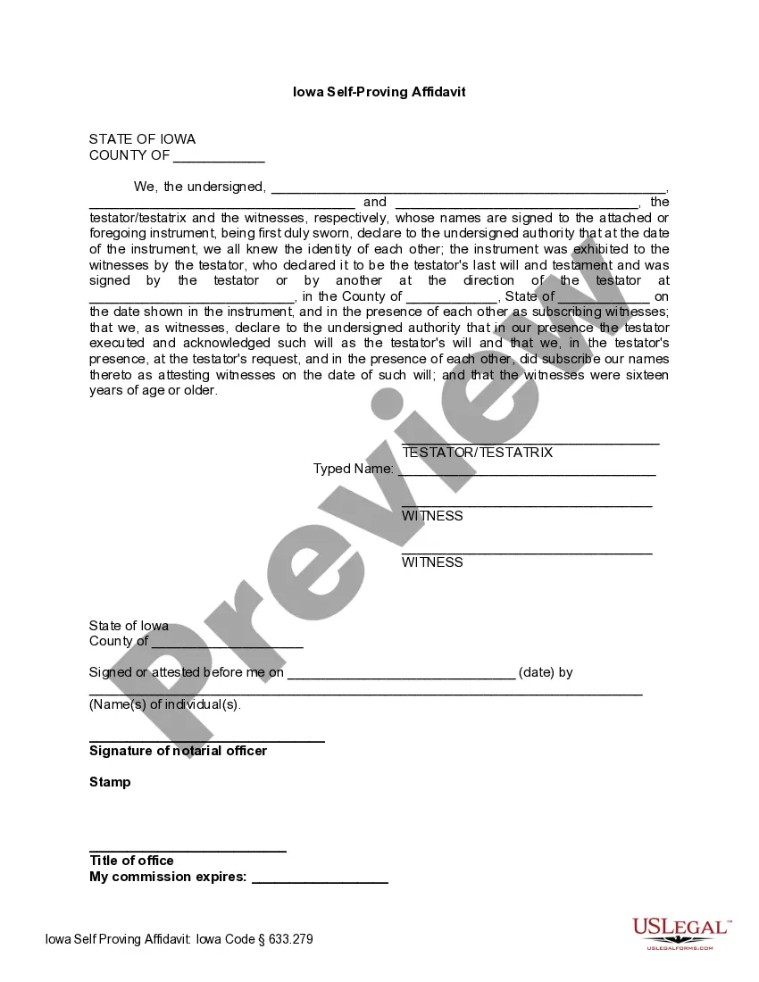 Preview Last Will and Testament with All Property to Trust called a Pour Over Will