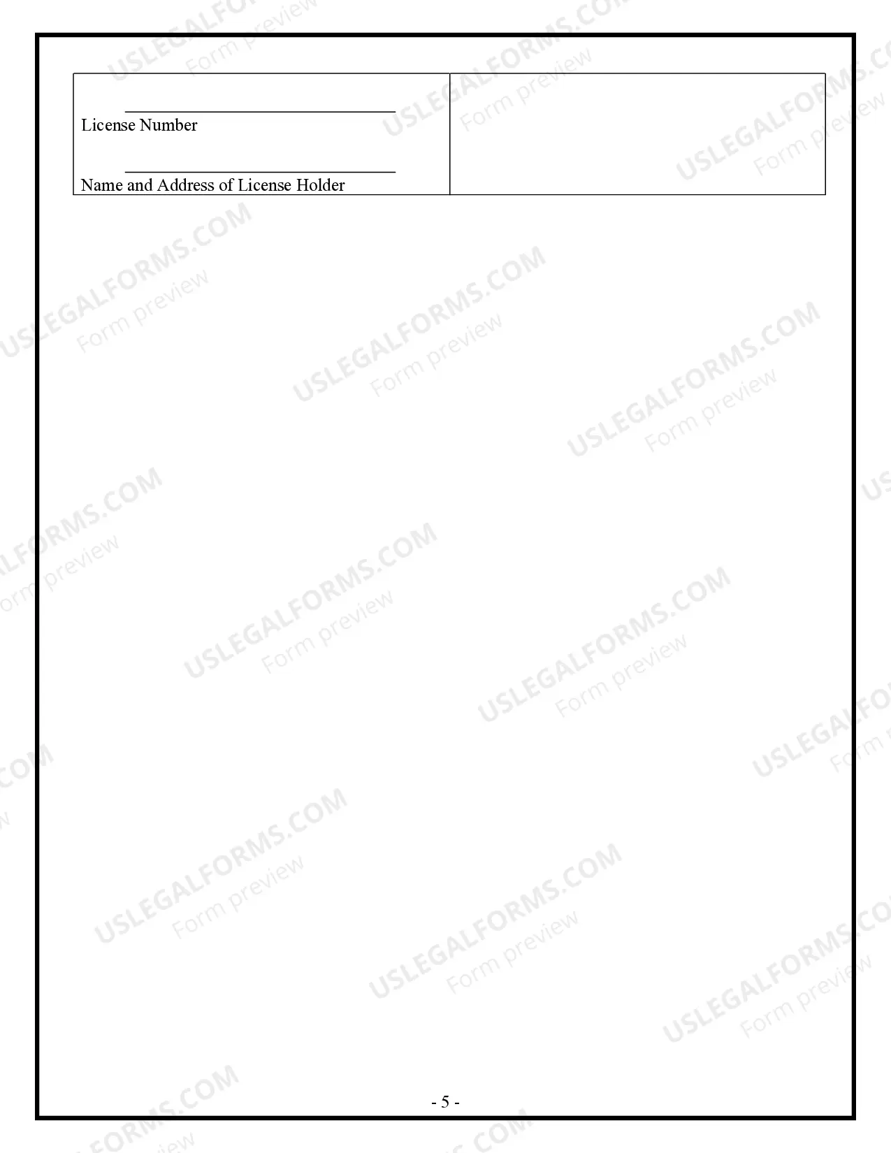 Preview Excavator Contract for Contractor