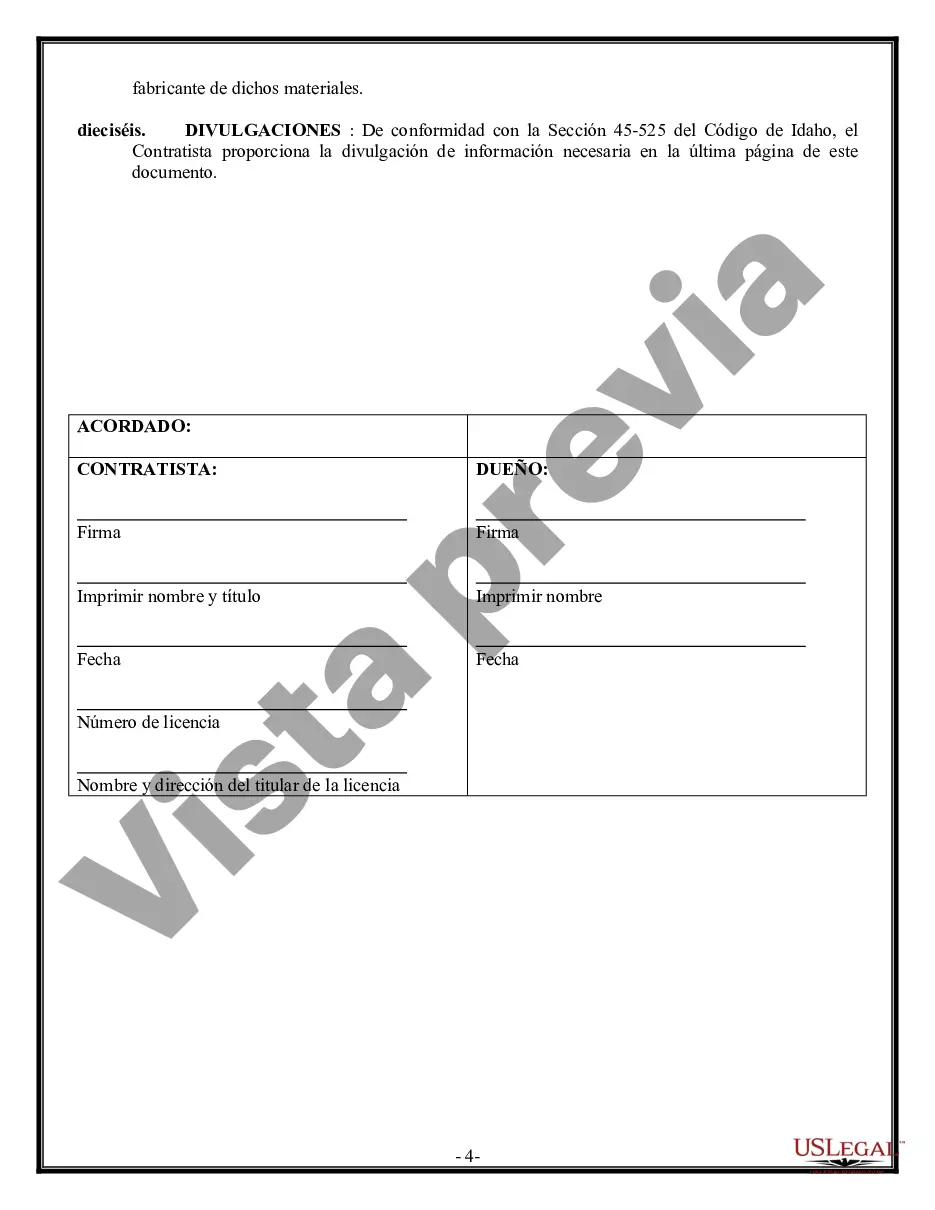 Preview Contrato de Seguridad para Contratista