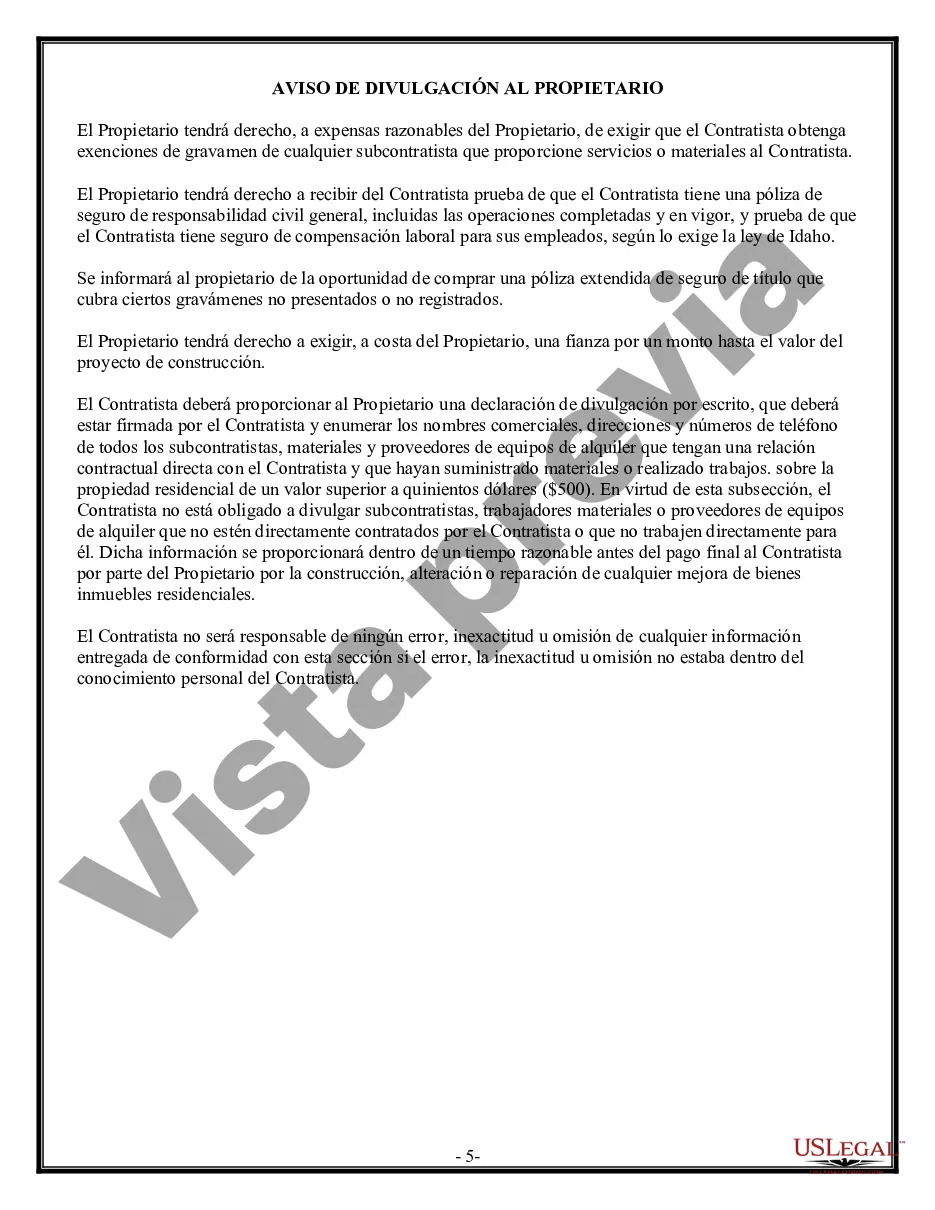Preview Contrato de Seguridad para Contratista