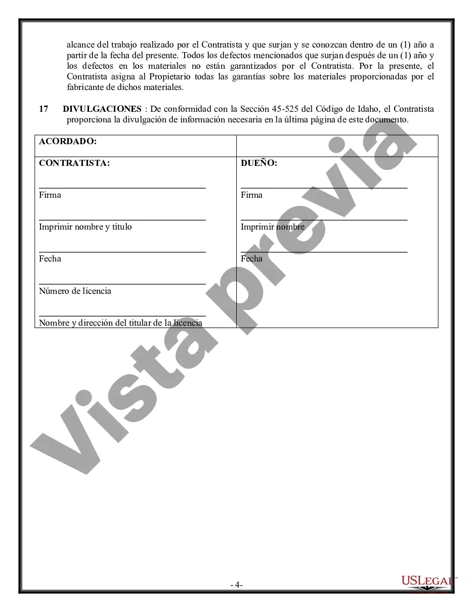 Preview Costo del contrato de construcción más o tarifa fija
