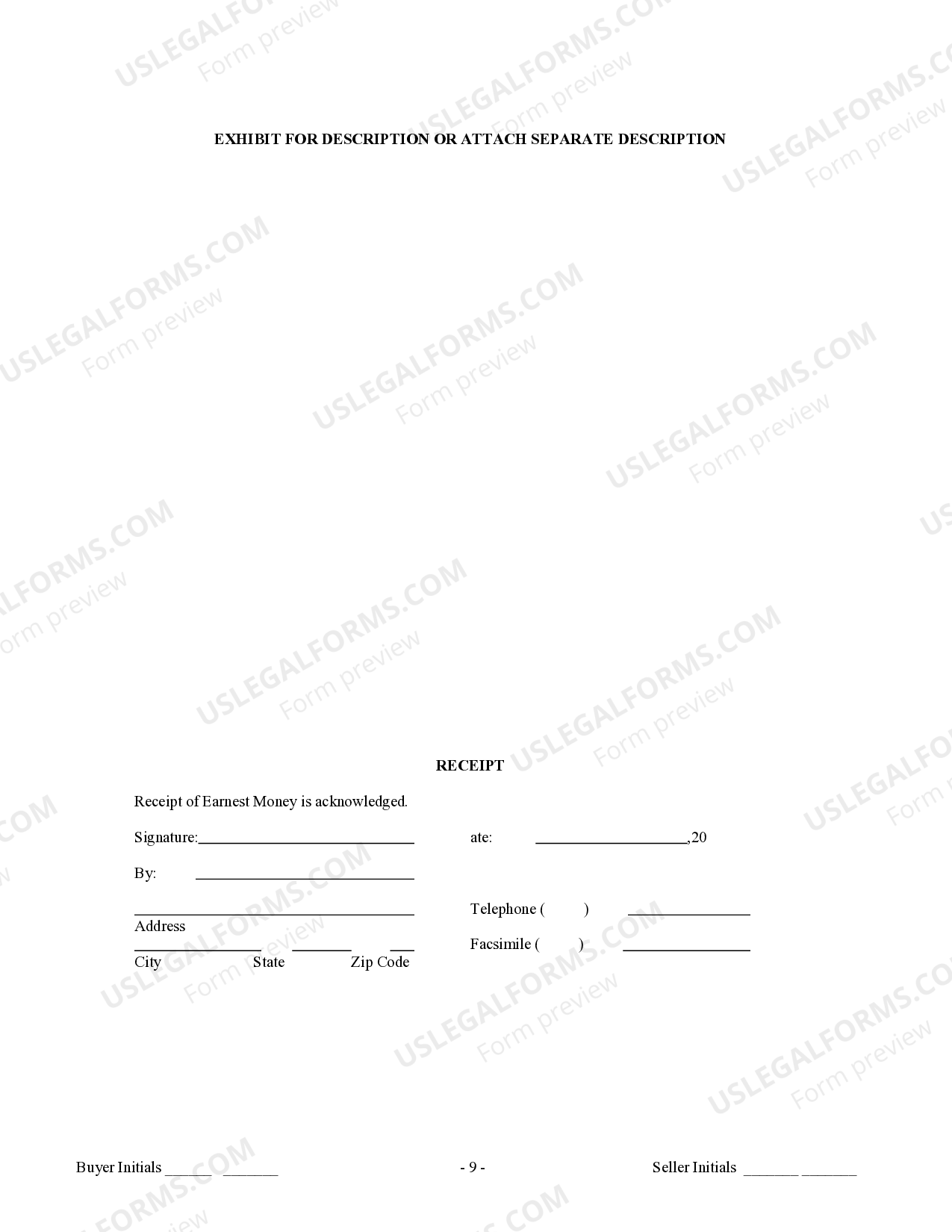 Idaho Contract for Sale and Purchase of Real Estate with No Broker for