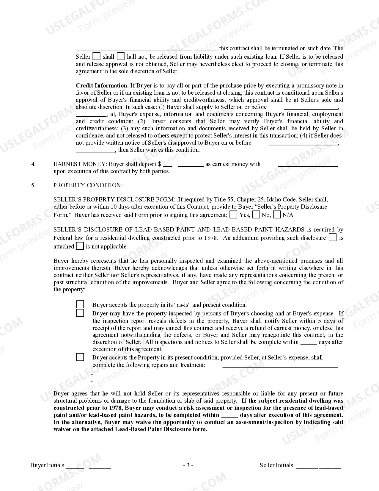Preview Contract for Sale and Purchase of Real Estate with No Broker for Residential Home Sale Agreement