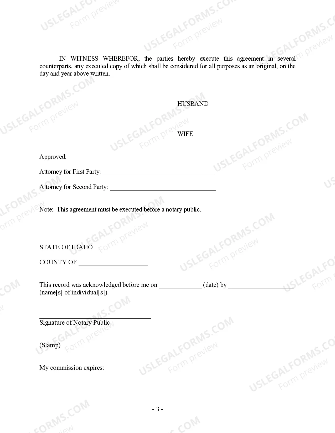 Preview Amendment to Prenuptial or Premarital Agreement