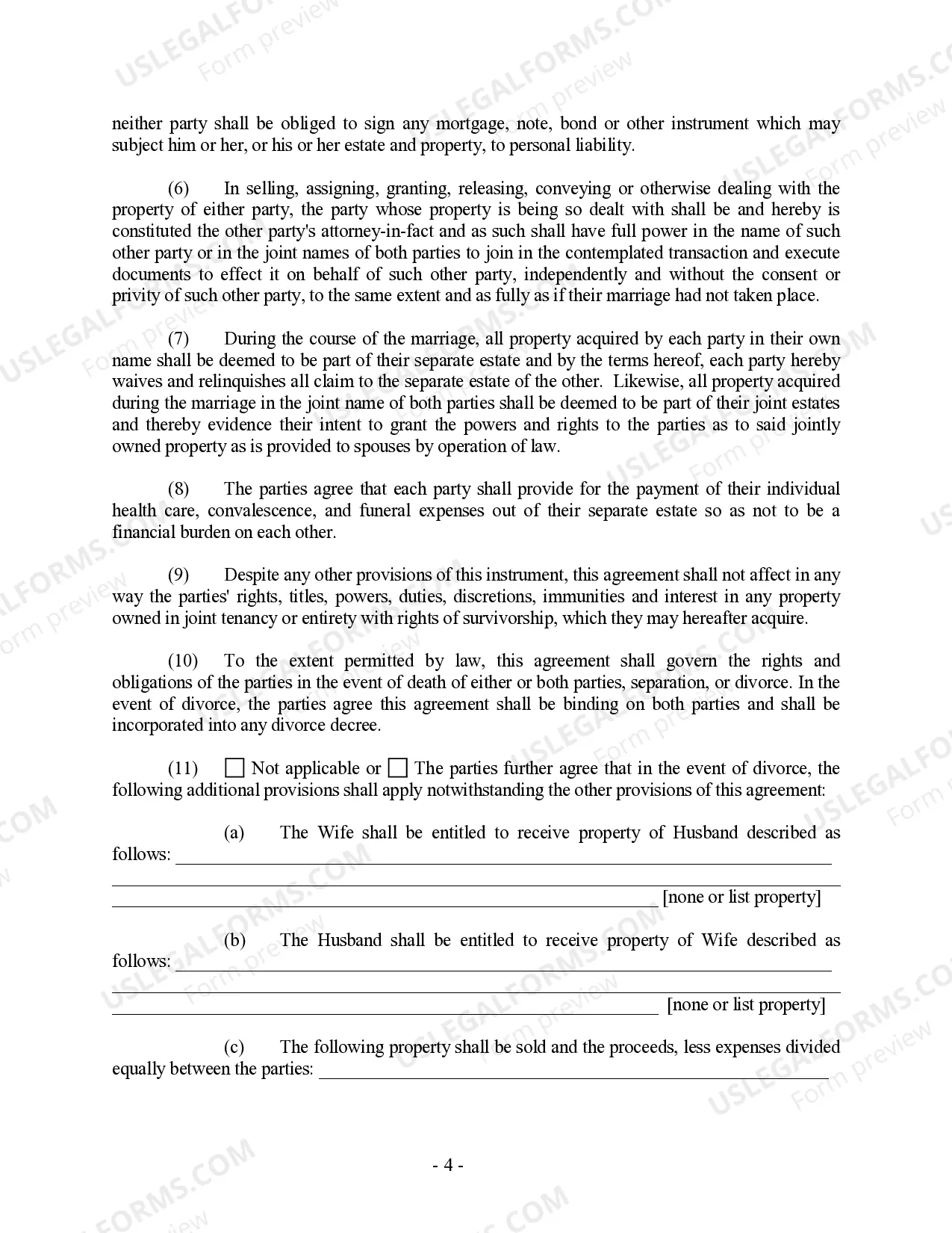 Preview Idaho Prenuptial Premarital Agreement - Uniform Premarital Agreement Act - with Financial Statements