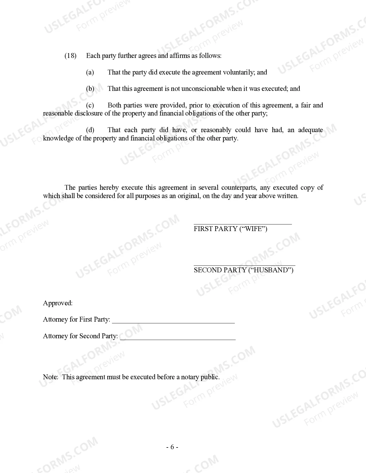 Preview Idaho Prenuptial Premarital Agreement - Uniform Premarital Agreement Act - with Financial Statements