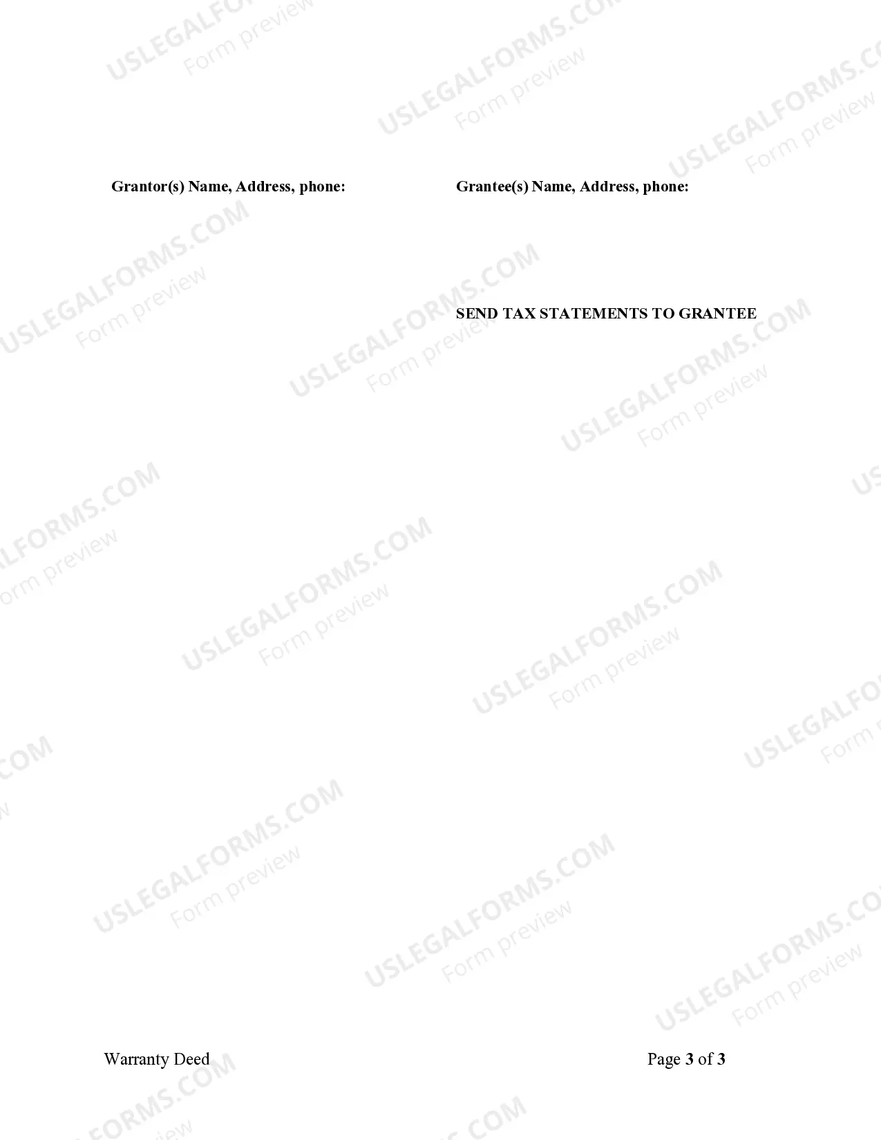 Preview Warranty Deed from Corporation to Corporation