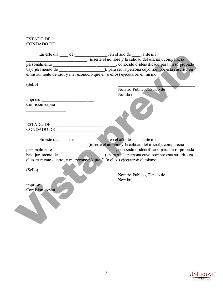 Preview Revocación del Acuerdo de Propiedad Postnupcial - Idaho