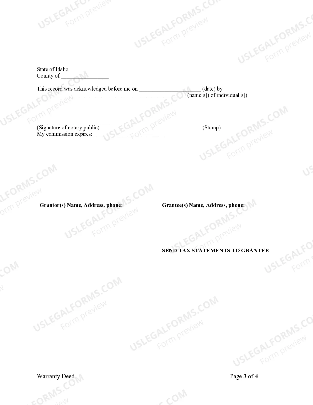 Preview Warranty Deed from two Individuals to Husband and Wife