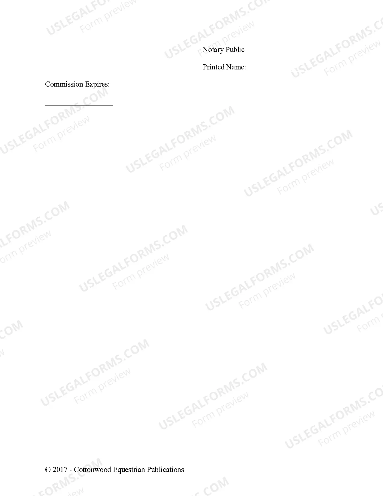 Preview Authorization To Obtain Medical Treatment For Minor Child - Horse Equine Forms