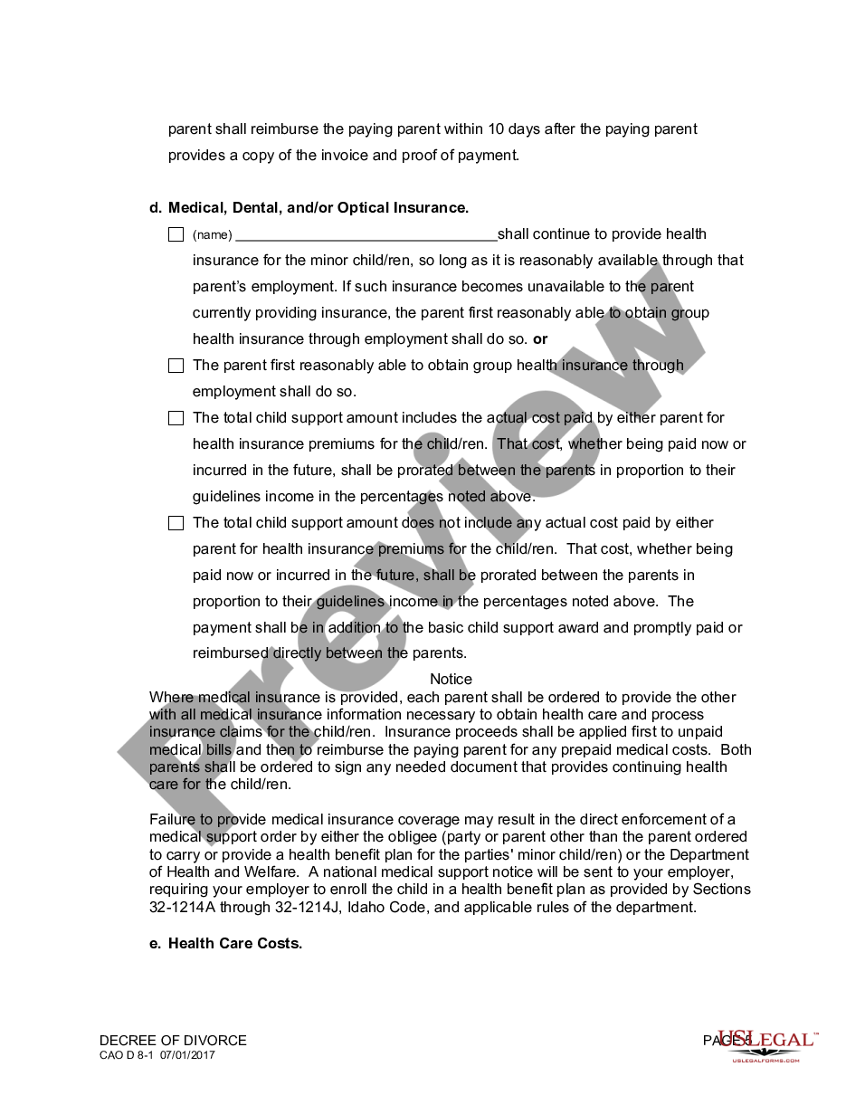 page 4 Decree of Divorce preview