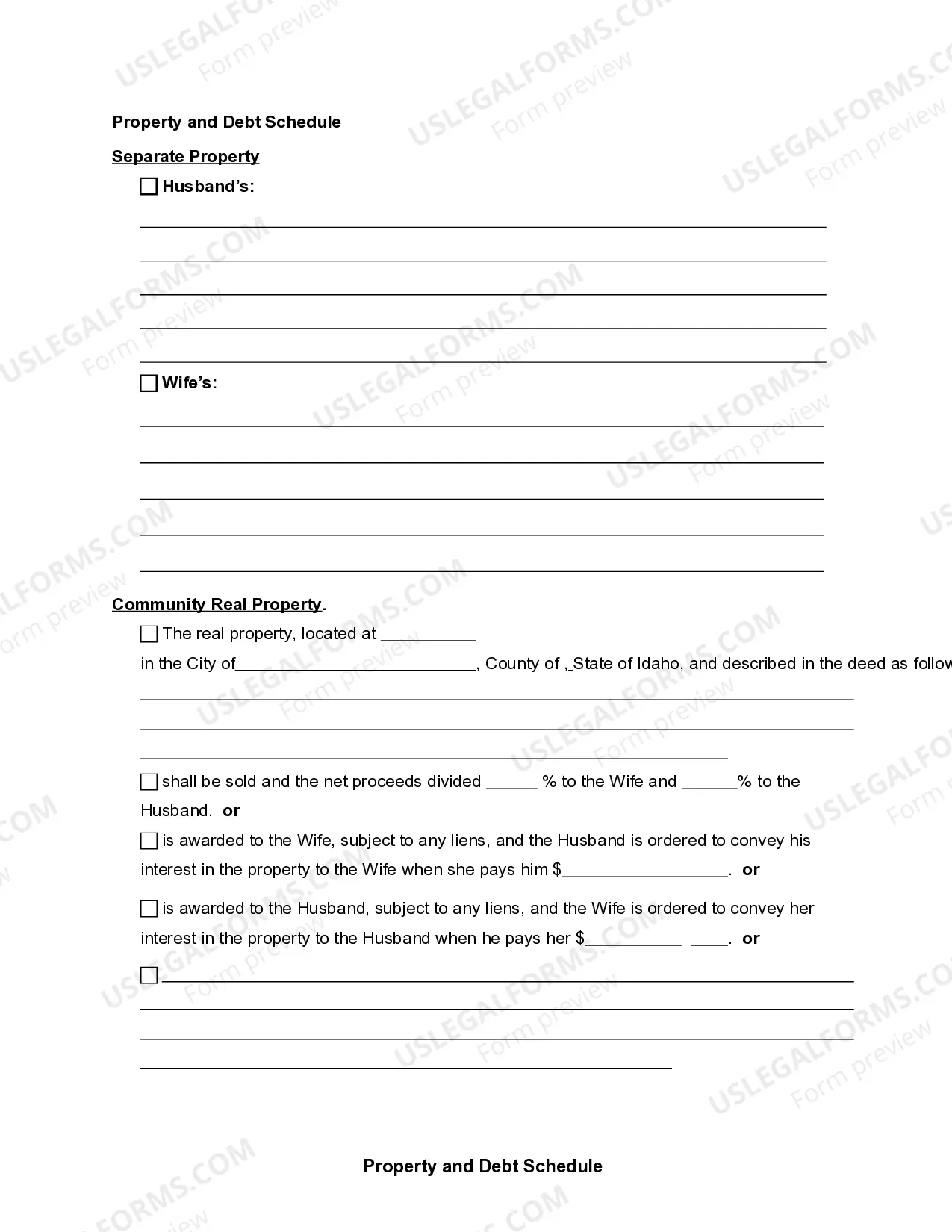 Preview Decree of Divorce