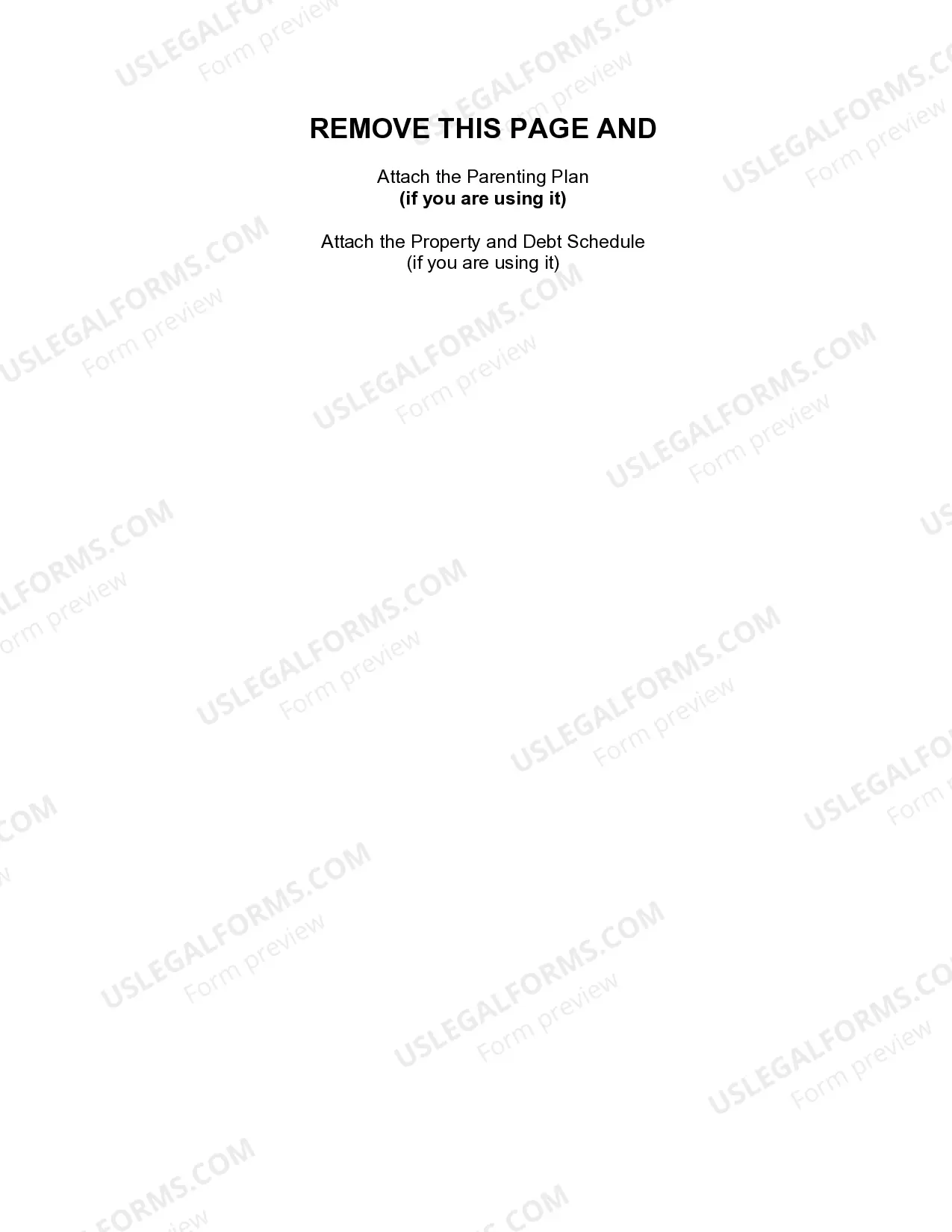 Preview Decree of Divorce