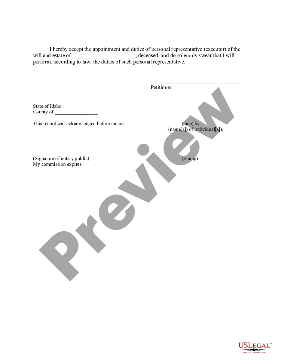 page 1 Letters Testamentary preview