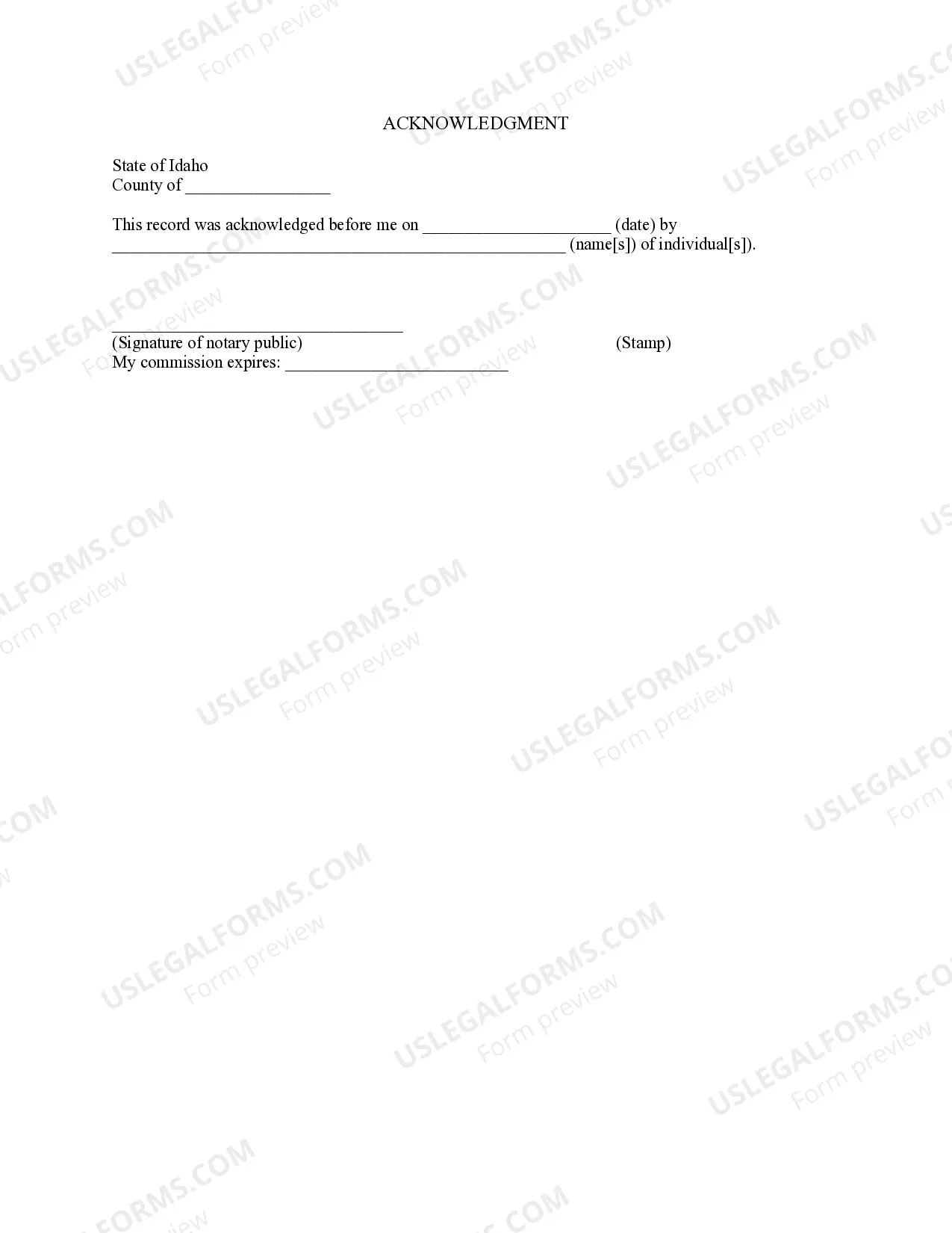 Preview Waiver of Accounting