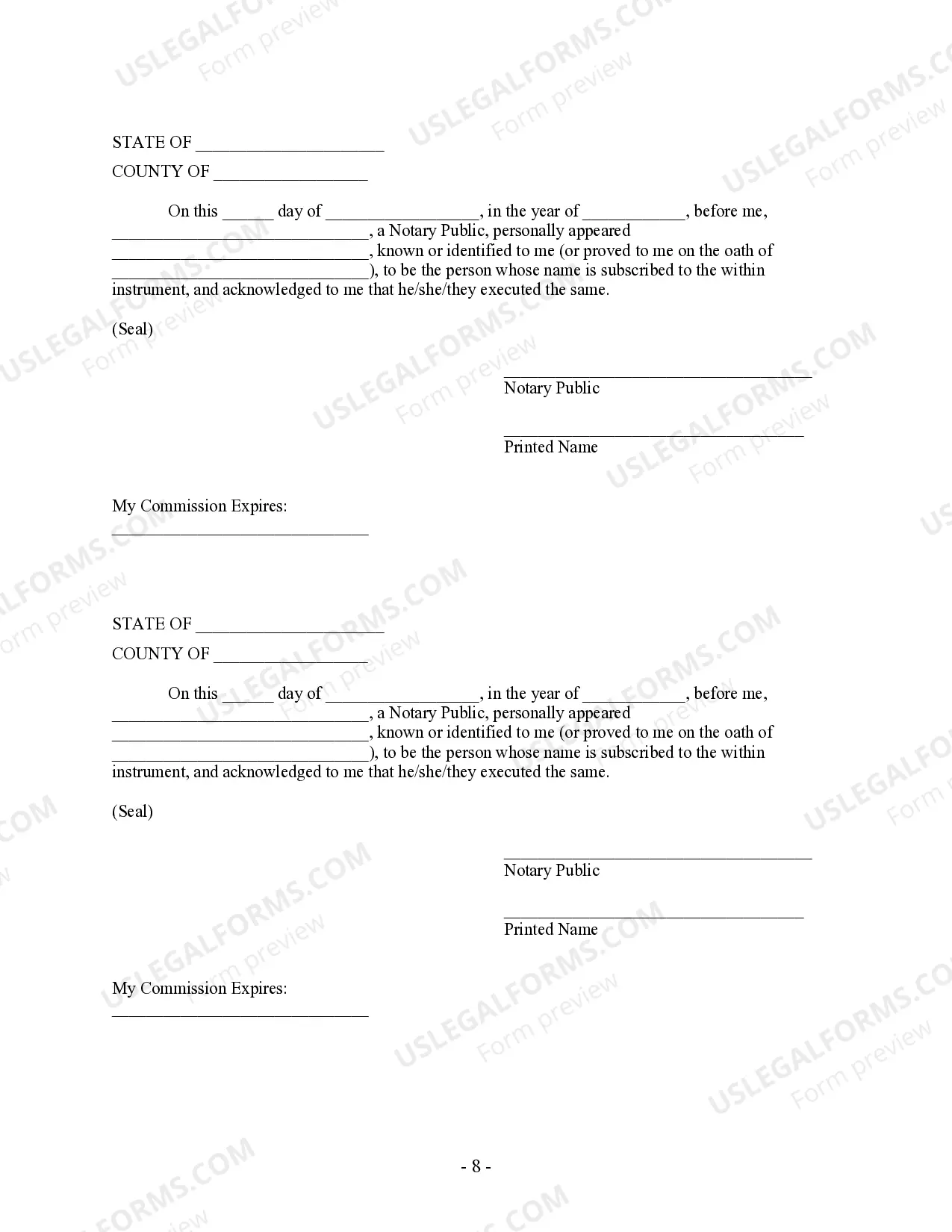 Preview Non-Marital Cohabitation Living Together Agreement