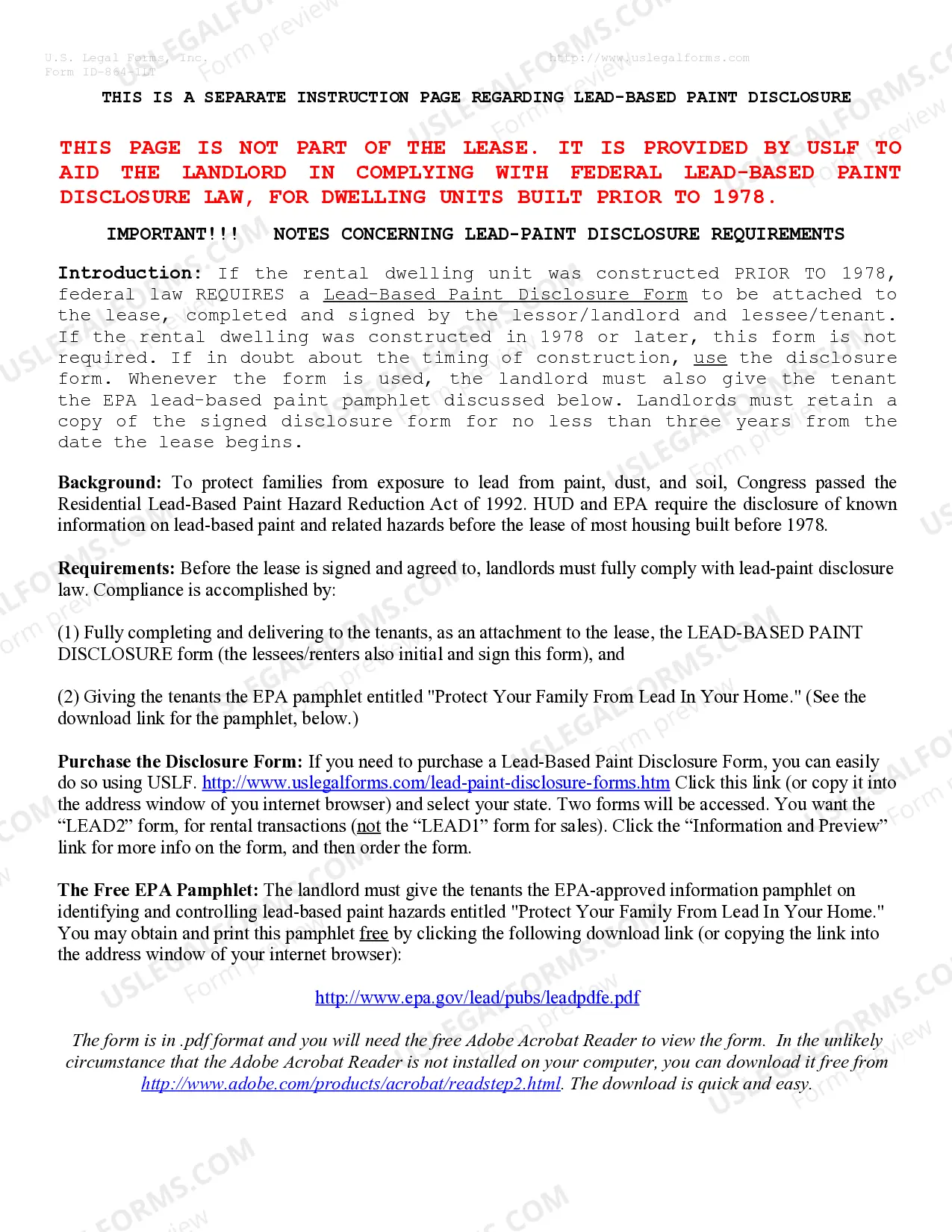 Preview Residential Lease or Rental Agreement for Month to Month