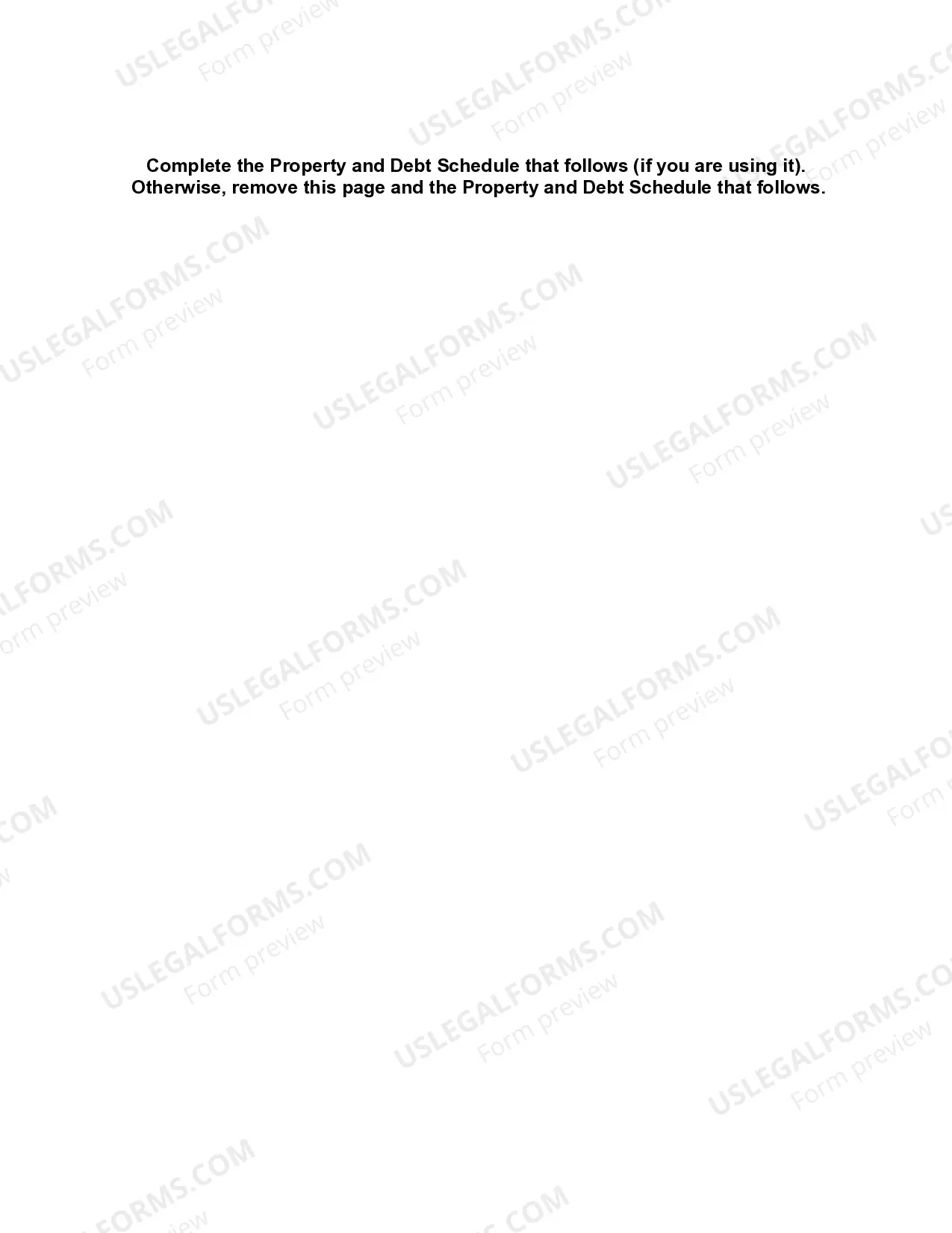 Preview Decree of Divorce - With or Without Children
