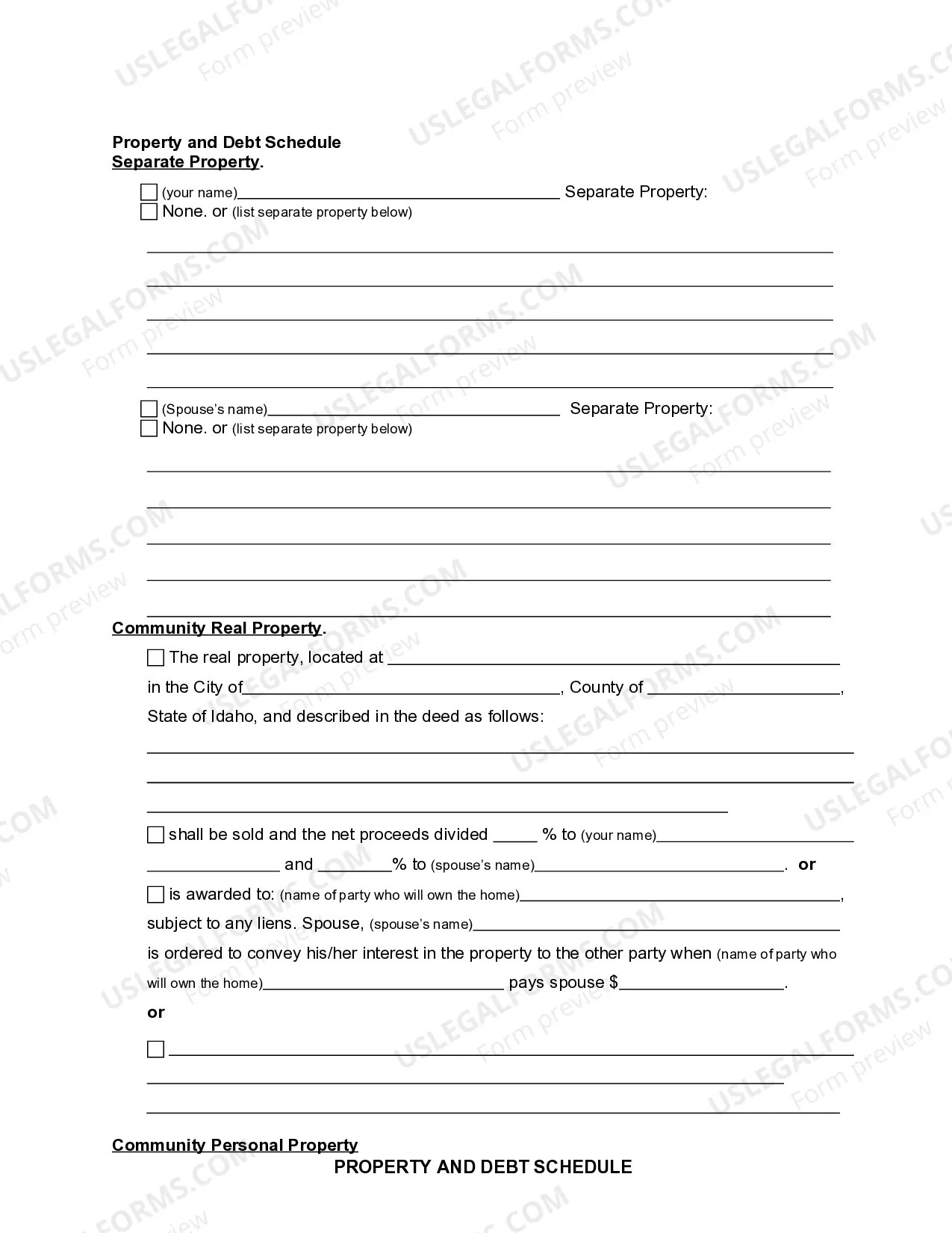 Preview Decree of Divorce - With or Without Children