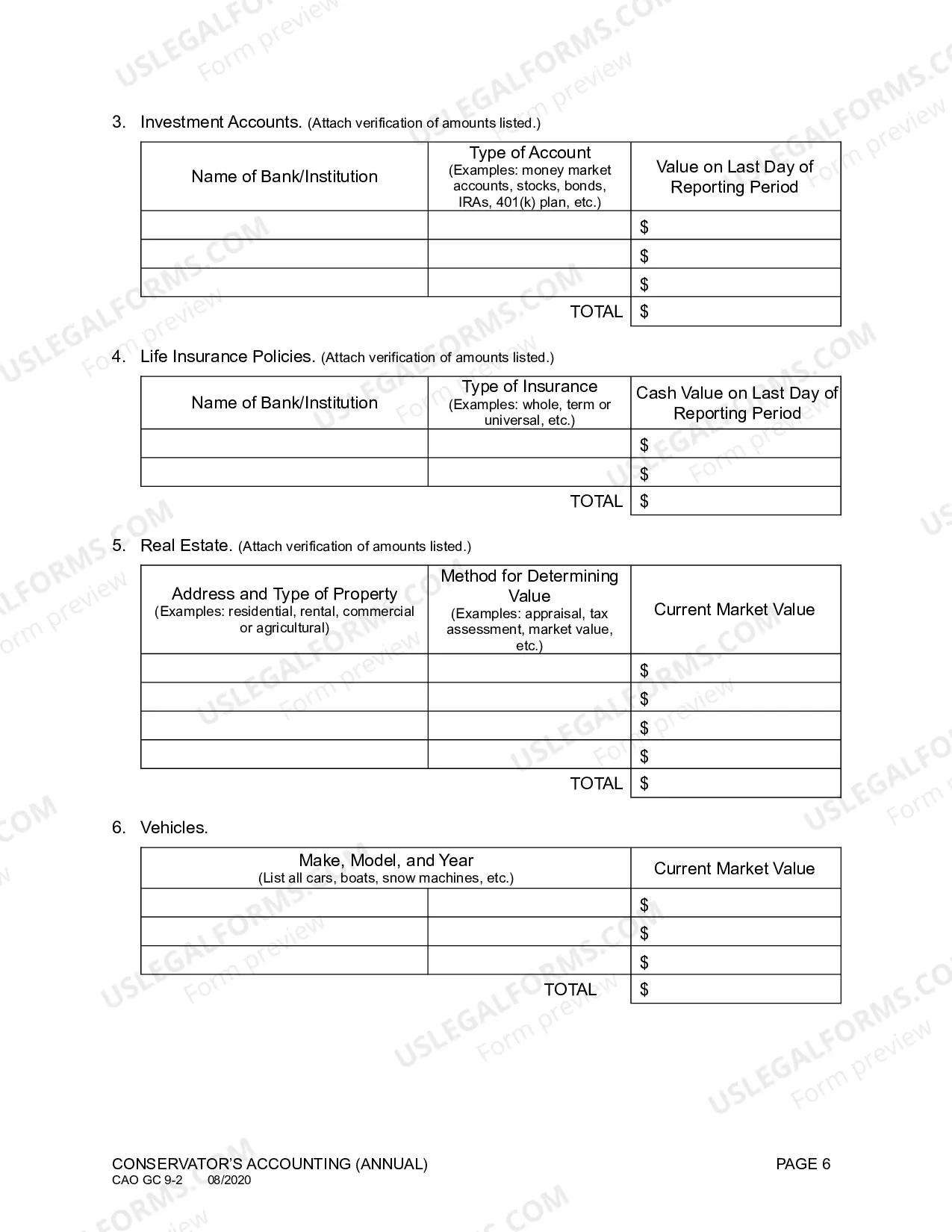 Preview Conservator's Accounting