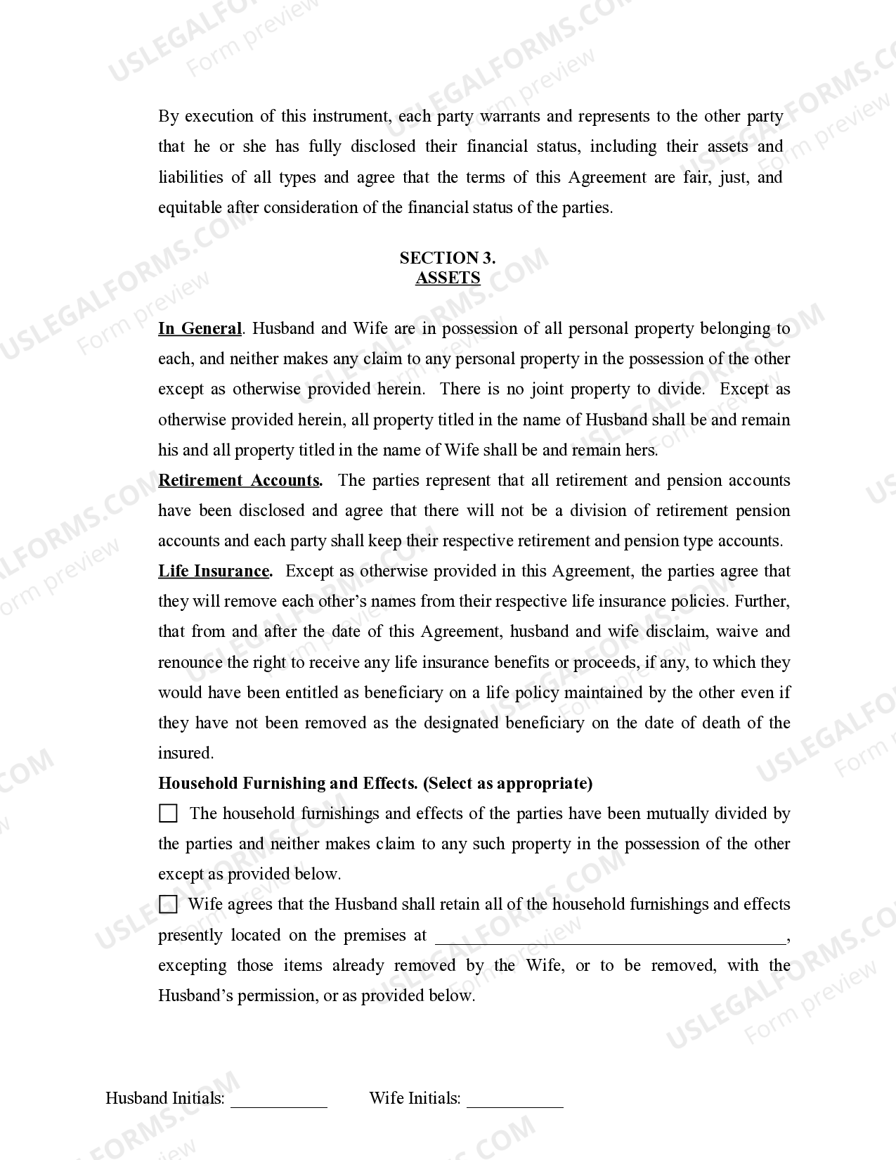 Idaho Petition For Legal Separation Form D8 US Legal Forms