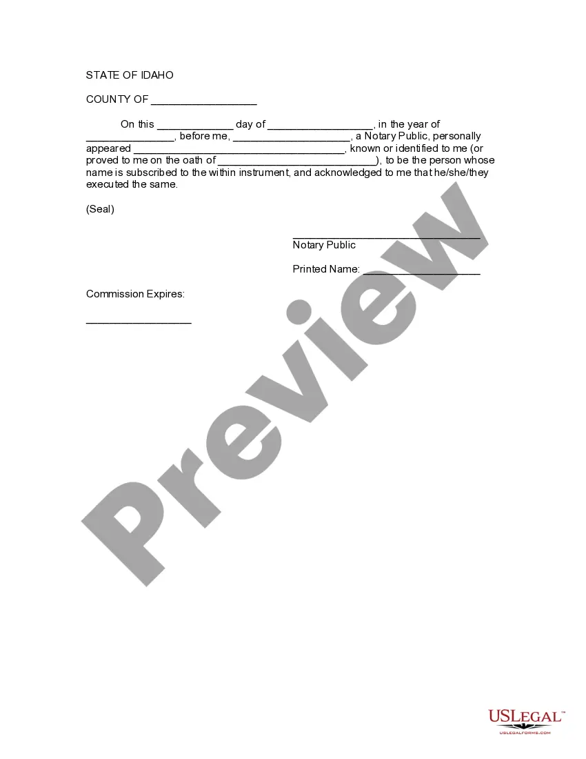 Preview Revocation of Living Trust