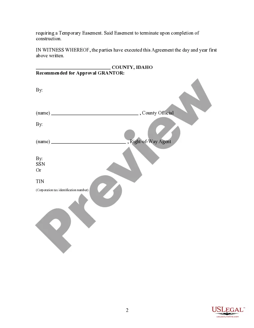 Get Permanent Slope Easement and Temporary Construction Easement for Roadway Purposes Preview Permanent Slope Easement and Temporary Construction Easement for Roadway Purposes