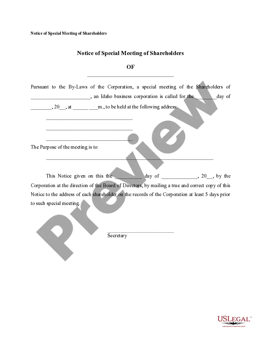 Preview Notices, Resolutions, Simple Stock Ledger and Certificate