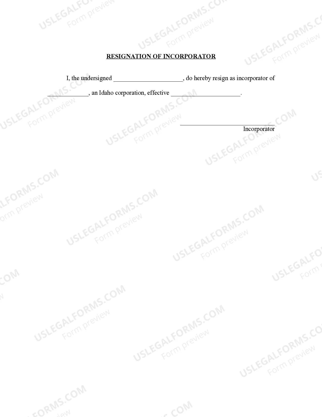 Preview Minutes for Organizational Meeting