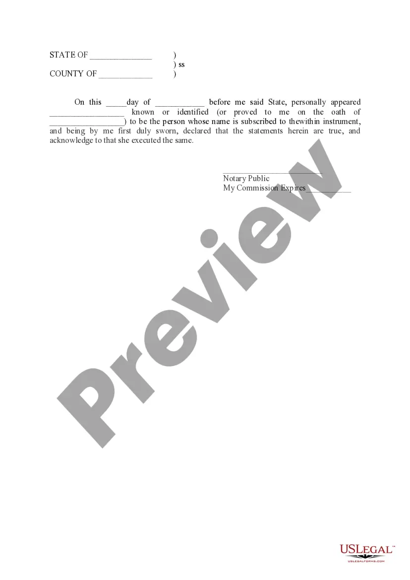 Get Affidavit in Lieu of Administration Preview Affidavit in Lieu of Administration