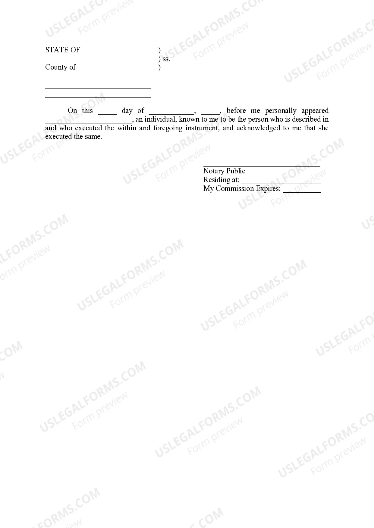 Preview Affidavit of Heirs