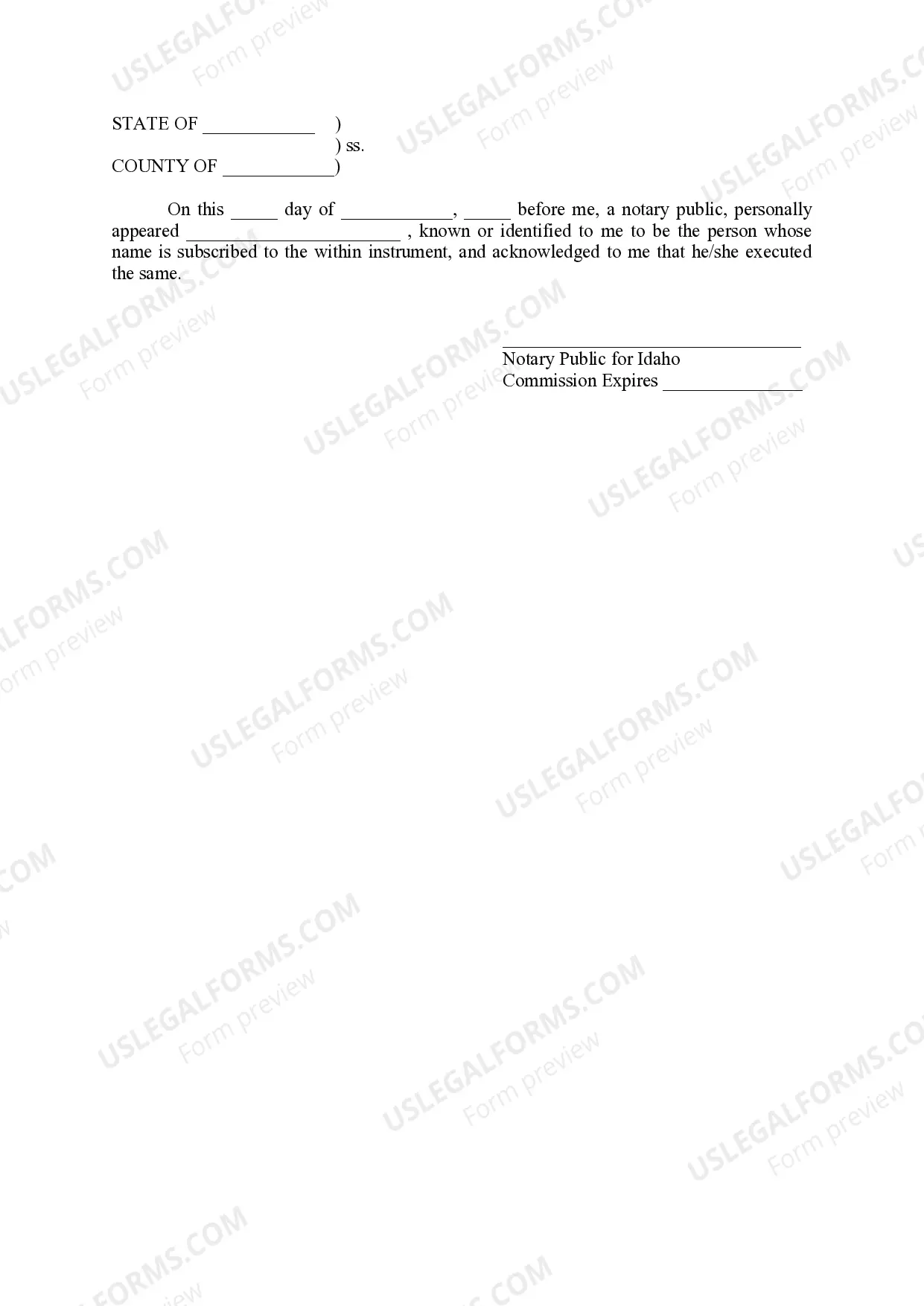 Preview Affidavit of Surviving Spouse of Intestate Decedent