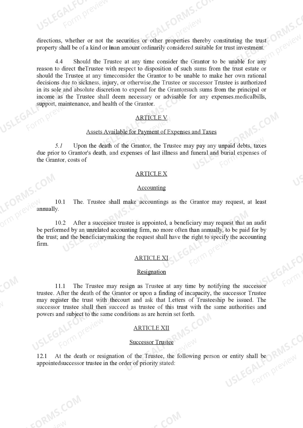 Nampa Idaho Affidavit RE Revocable Trust US Legal Forms