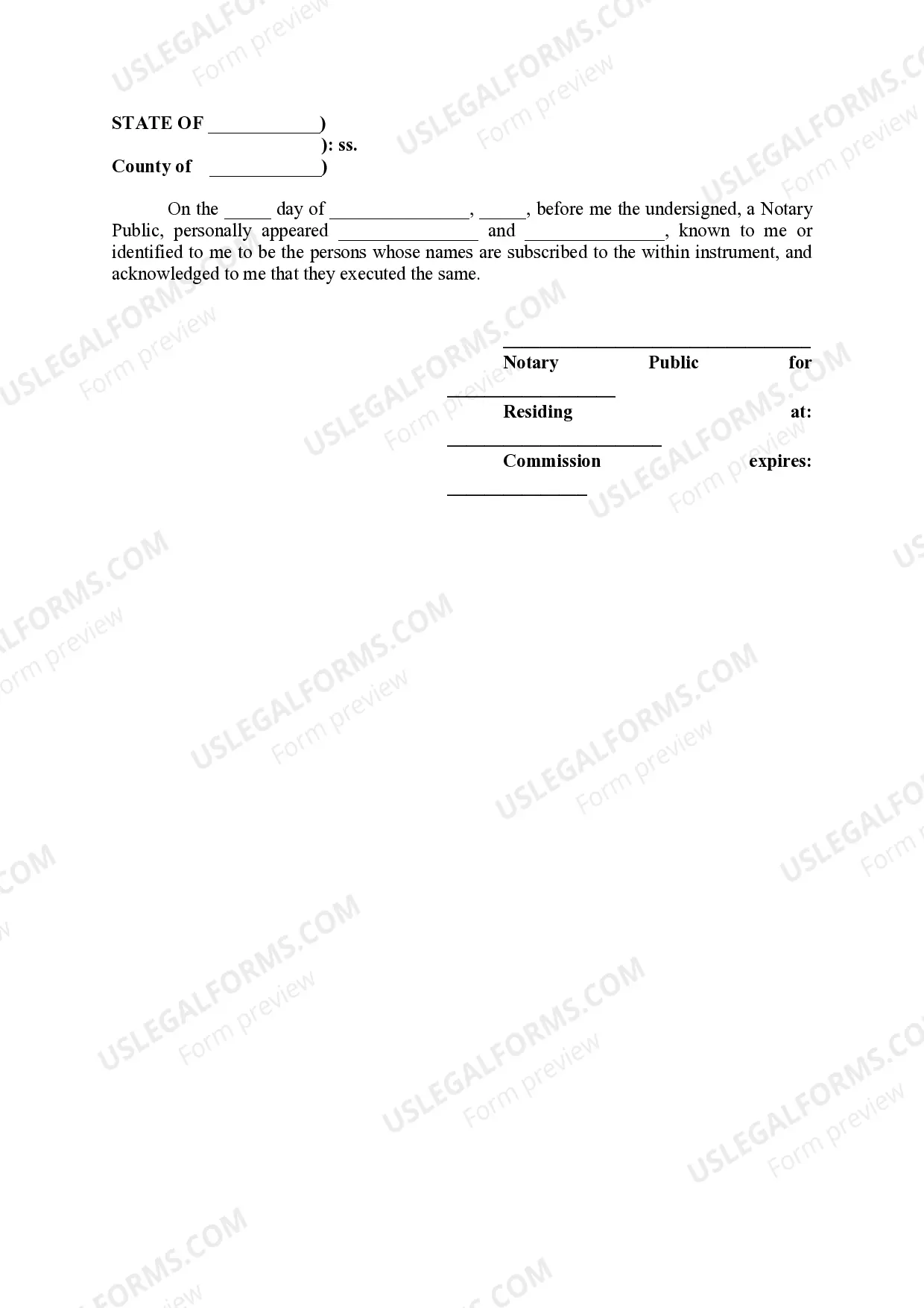 Preview Agreement and Gift