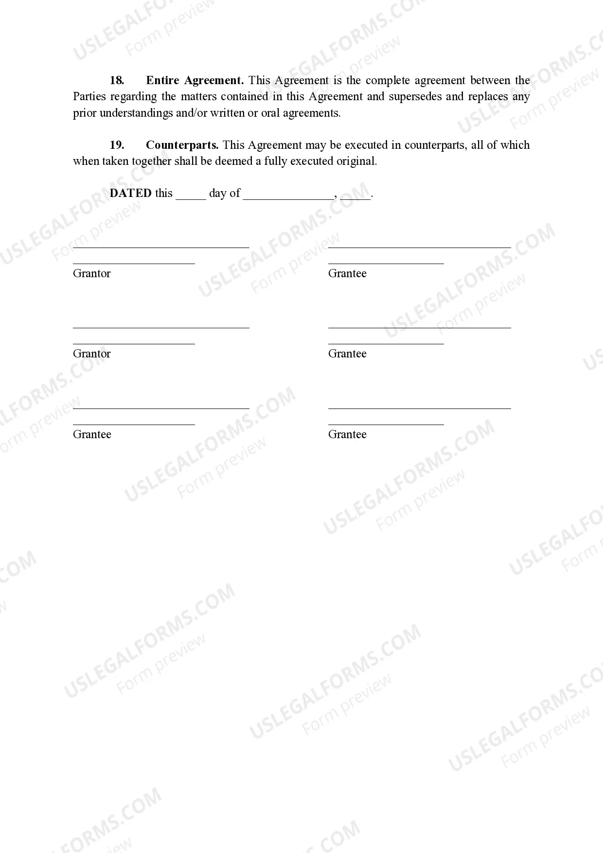 Preview Irrevocable License Agreement