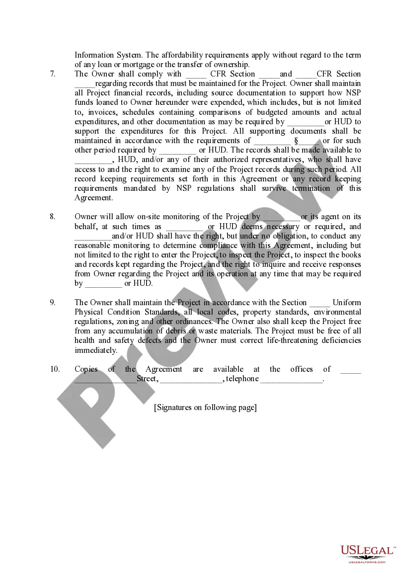Preview Memorandum of Restrictive Covenants