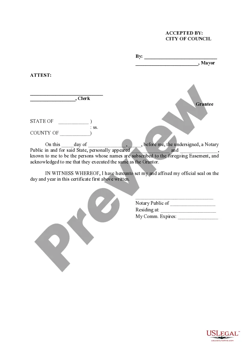 Get Temporary Construction Easement Preview Temporary Construction Easement