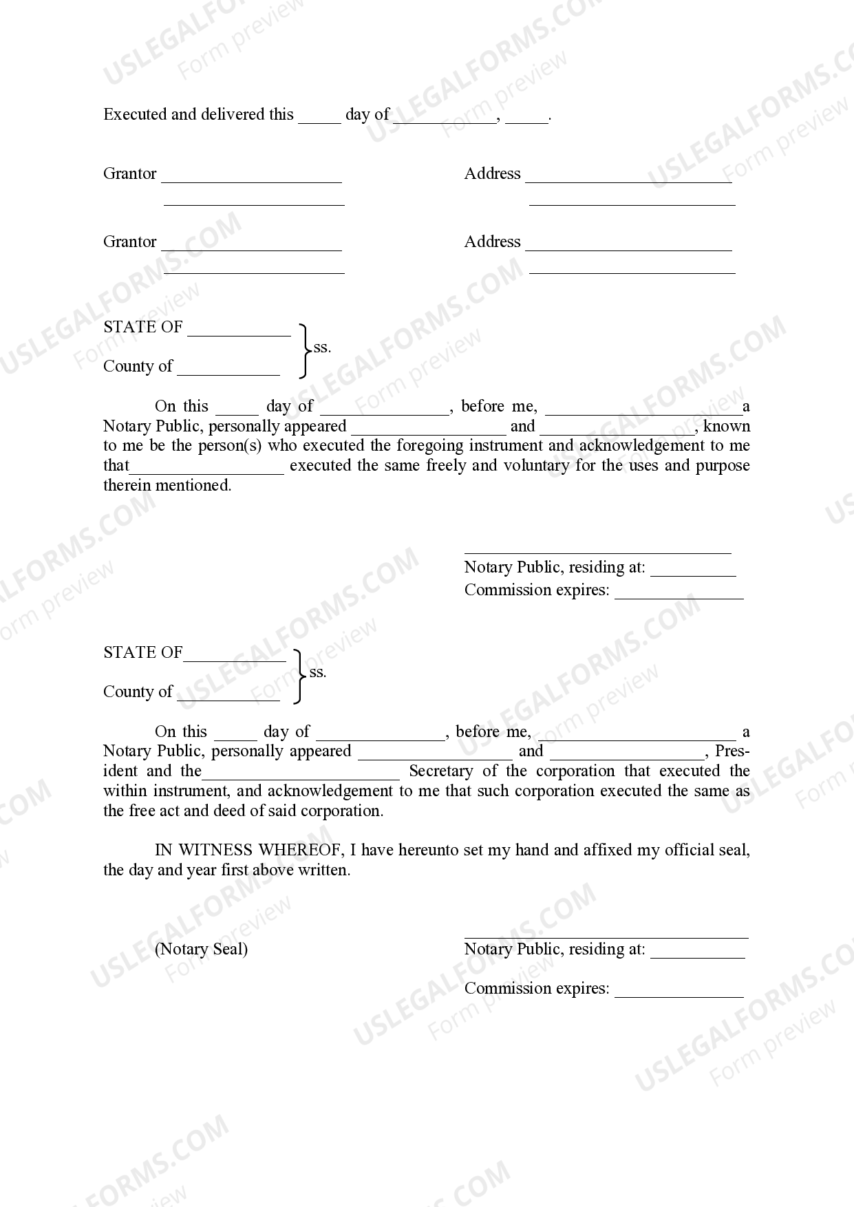 Idaho Power Line Easement Power Easement US Legal Forms
