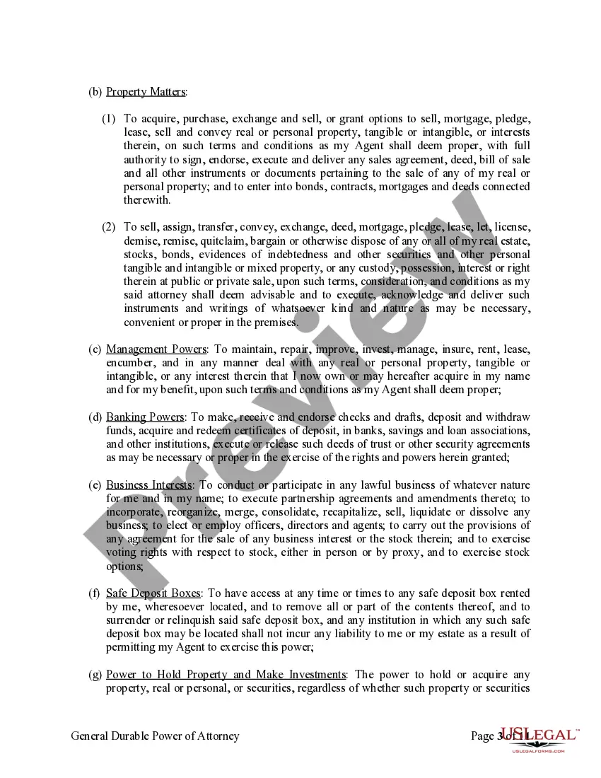 Get General Durable Power of Attorney for Property and Finances or Financial Effective upon Disability Preview General Durable Power of Attorney for Property and Finances or Financial Effective upon Disability